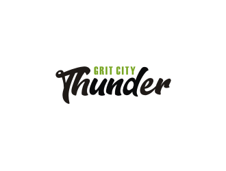 Grit City Thunder logo design by mbamboex