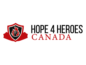 Hope 4 Heroes Canada logo design by VissartMedia
