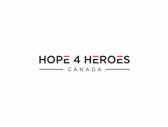 Hope 4 Heroes Canada logo design by santrie
