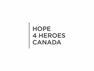 Hope 4 Heroes Canada logo design by santrie