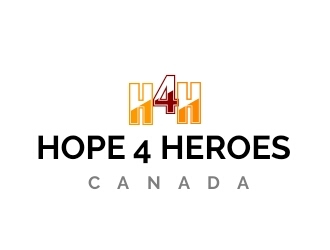 Hope 4 Heroes Canada logo design by Rexx