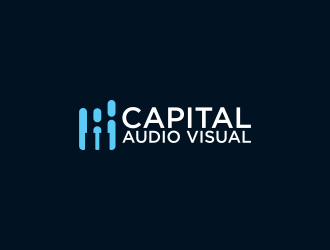 Capital Audio Visual logo design by sitizen