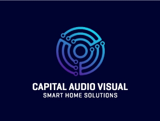 Capital Audio Visual logo design by nehel