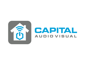 Capital Audio Visual logo design by aldesign