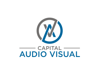 Capital Audio Visual logo design by rief