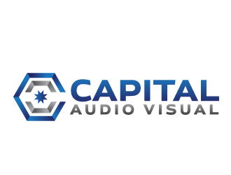 Capital Audio Visual logo design by scriotx