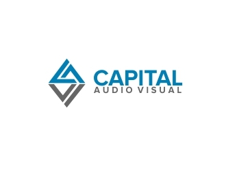 Capital Audio Visual logo design by amar_mboiss