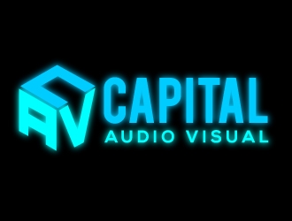 Capital Audio Visual logo design by Suvendu