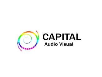 Capital Audio Visual logo design by bougalla005