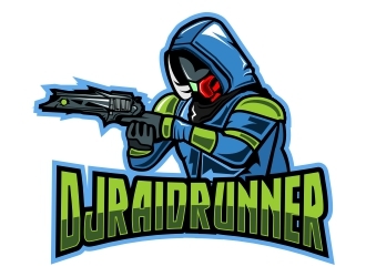DJRaidRunner logo design by logoviral