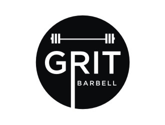 Grit Barbell logo design by EkoBooM