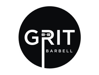 Grit Barbell logo design by EkoBooM