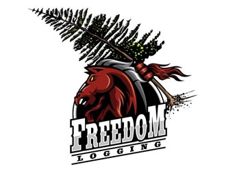 Freedom Logging Ltd logo design by shere