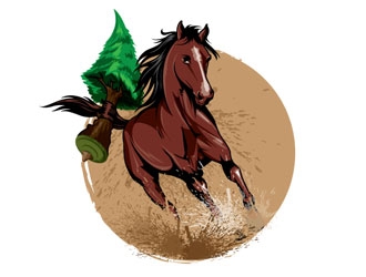 Freedom Logging Ltd logo design by shere