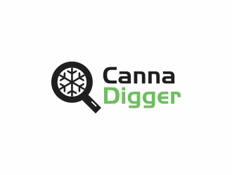 Canna Digger logo design by santrie