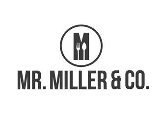 Mr Miller & Co Cafe logo design by megalogos