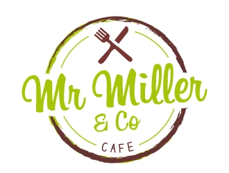 Mr Miller & Co Cafe logo design by akilis13