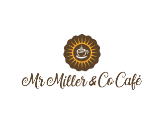 Mr Miller &amp; Co Cafe logo design by BlessedArt