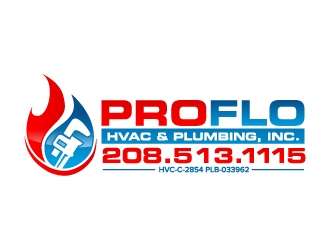 PROFLO HVAC & PLUMBING, INC. logo design by jaize