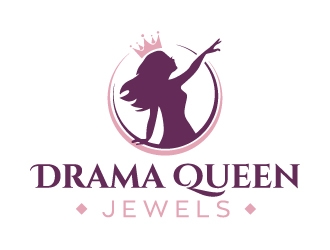 Drama Queen Jewels TO logo design by akilis13