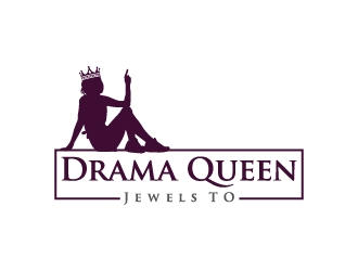 Drama Queen Jewels TO logo design by cybil