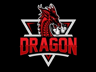 Dragon logo design by DreamLogoDesign