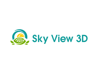Sky View 3D logo design by JessicaLopes