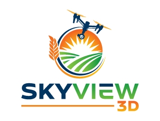 Sky View 3D logo design by jaize