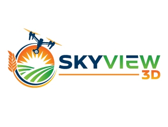 Sky View 3D logo design by jaize