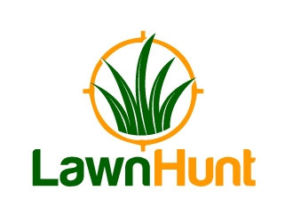 Lawn Hunt logo design by ElonStark