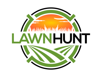 Lawn Hunt logo design by IrvanB