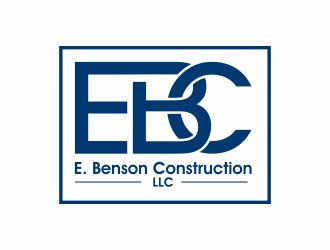 E. Benson Construction LLC logo design by ingepro