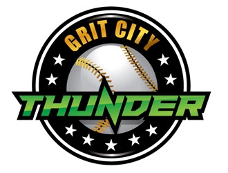 Grit City Thunder logo design by shere