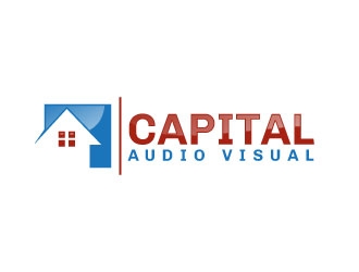 Capital Audio Visual logo design by uttam