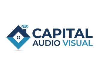 Capital Audio Visual logo design by akilis13