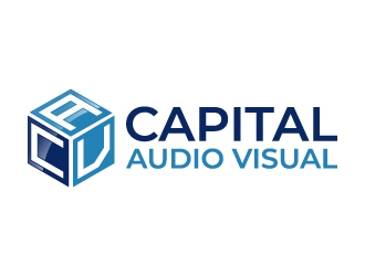 Capital Audio Visual logo design by akilis13