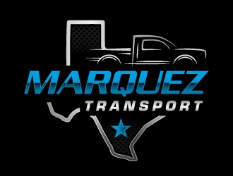 Marquez Transport logo design by akilis13