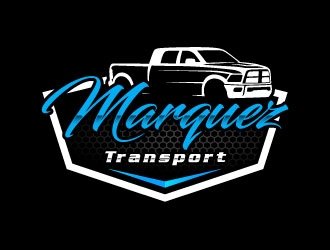 Marquez Transport logo design by daywalker