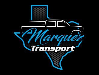 Marquez Transport logo design by lexipej