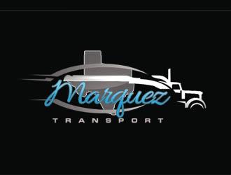 Marquez Transport logo design by nikkl