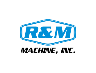 R&M Machine, Inc. logo design by Greenlight