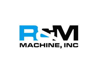 R&M Machine, Inc. logo design by bomie