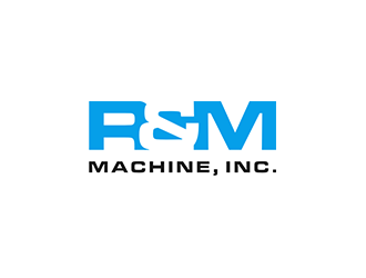 R&M Machine, Inc. logo design by blackcane