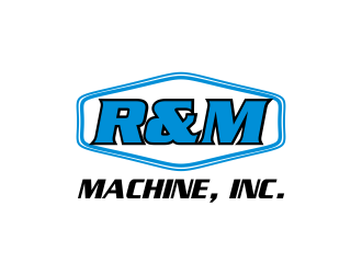 R&M Machine, Inc. logo design by Greenlight