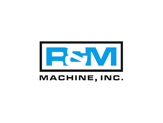 R&M Machine, Inc. logo design by blackcane