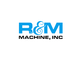 R&M Machine, Inc. logo design by bomie
