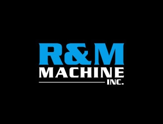 R&M Machine, Inc. logo design by uttam
