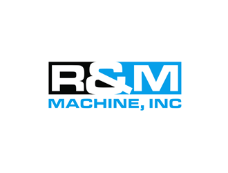 R&M Machine, Inc. logo design by bomie