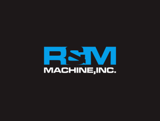 R&M Machine, Inc. logo design by hatori