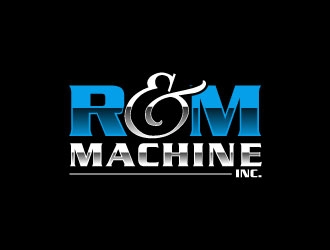 R&M Machine, Inc. logo design by uttam